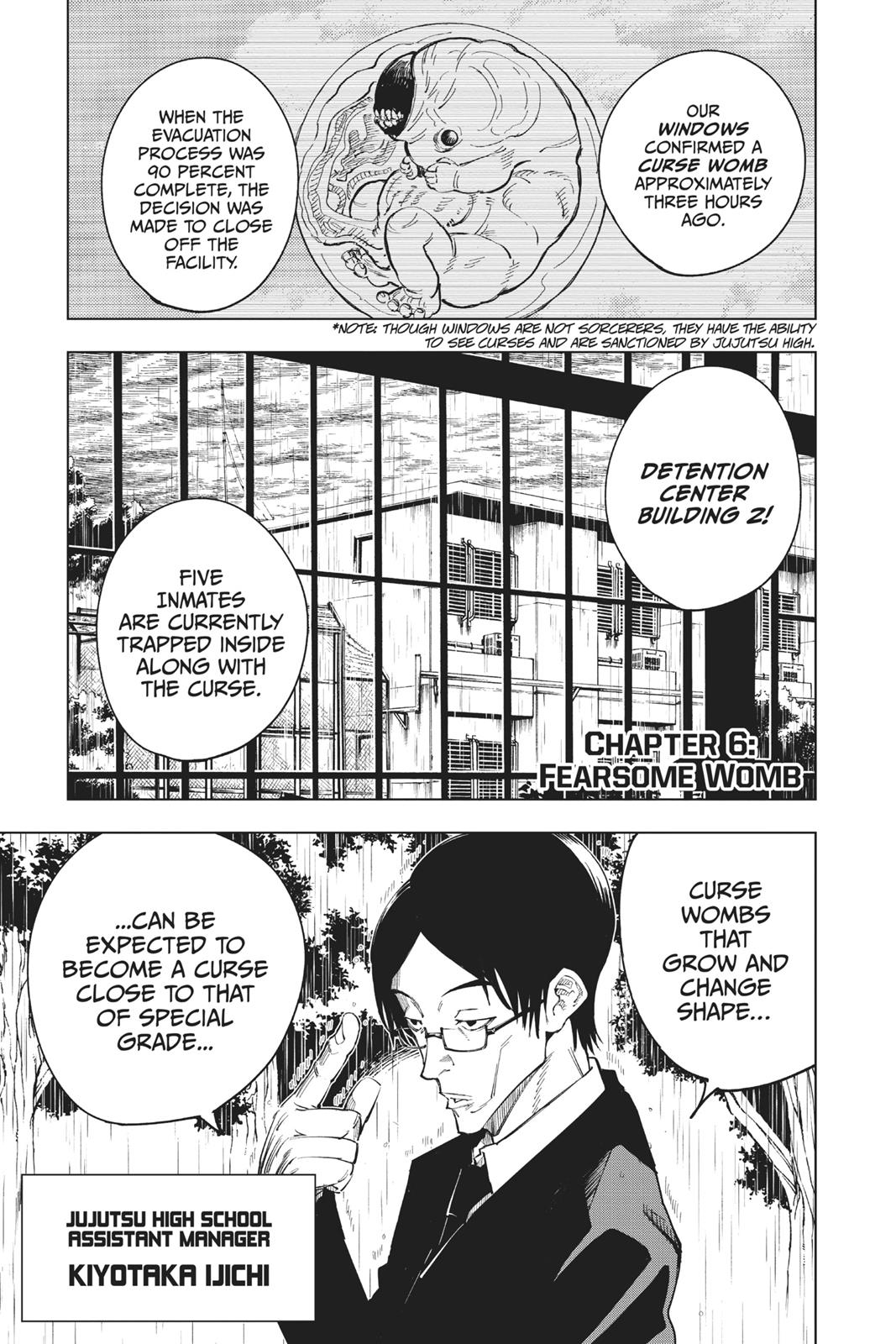 Jujutsu Kaisen Chapter 6