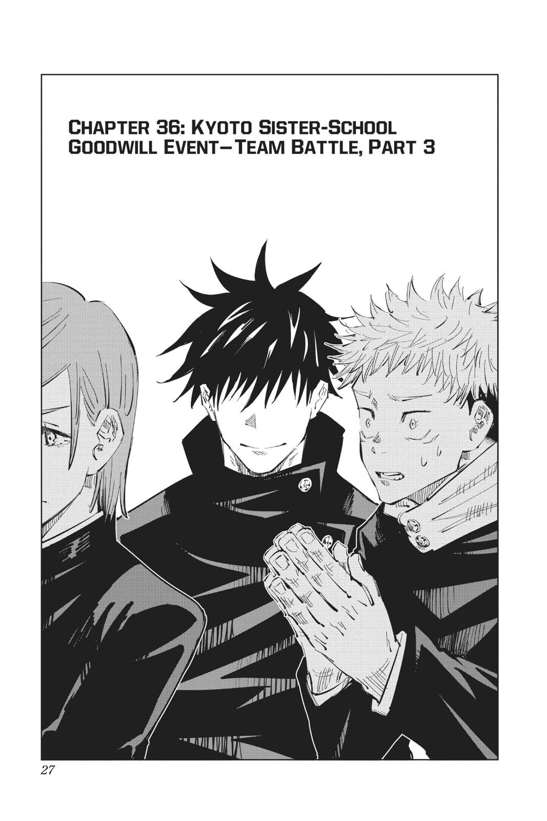 Jujutsu Kaisen Chapter 36