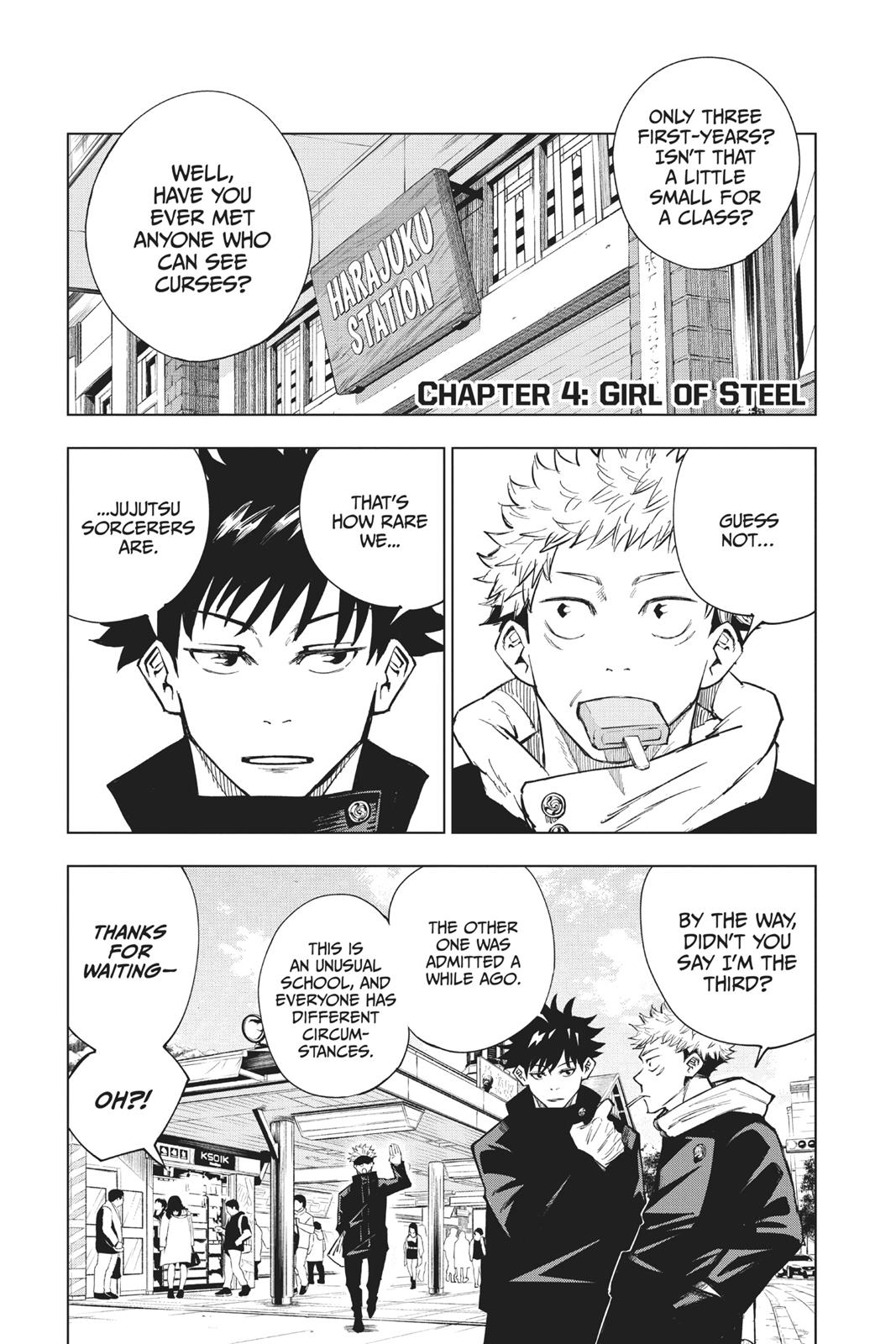 Jujutsu Kaisen Chapter 4