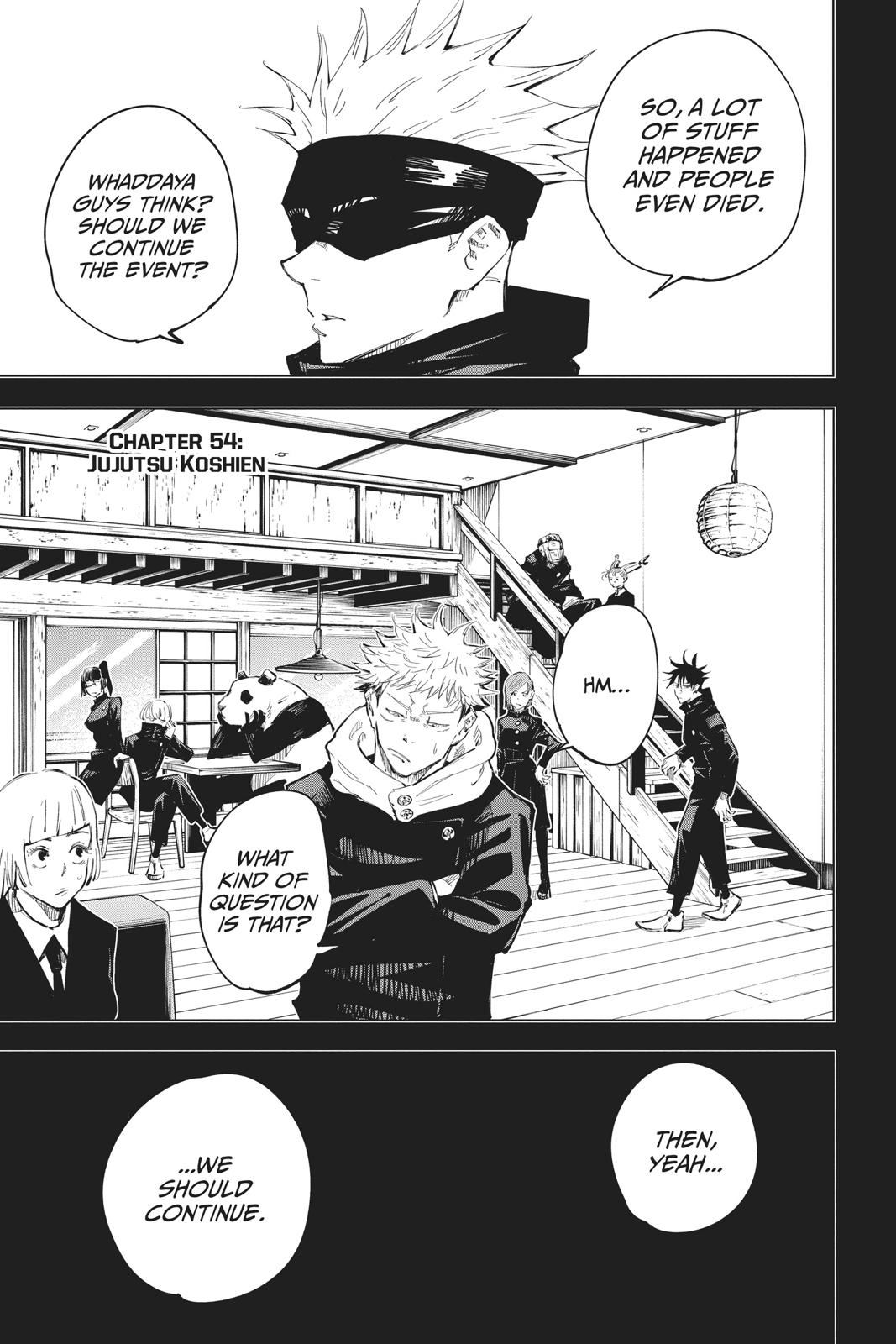 Jujutsu Kaisen Chapter 54