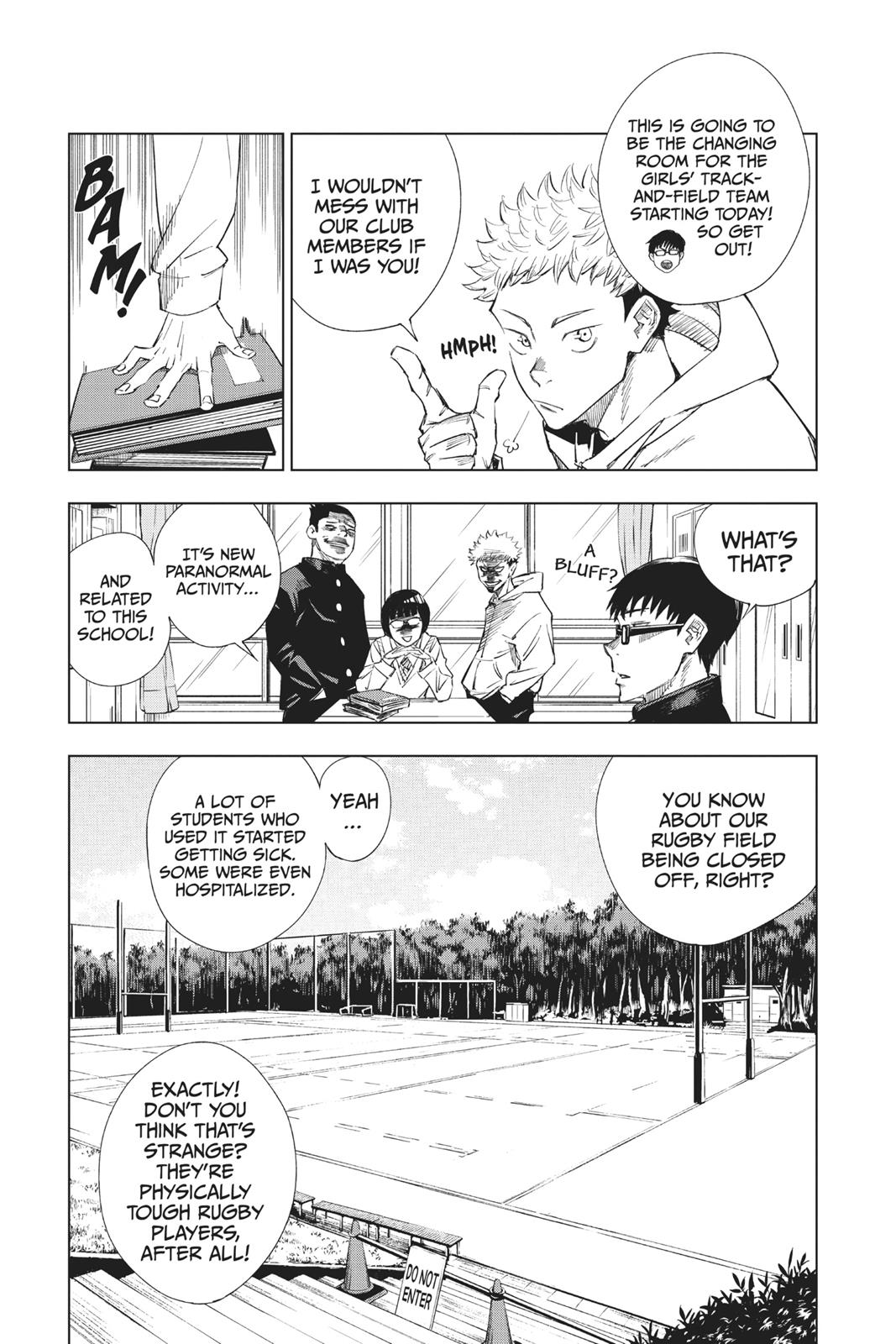 Jujutsu Kaisen, Chapter 1