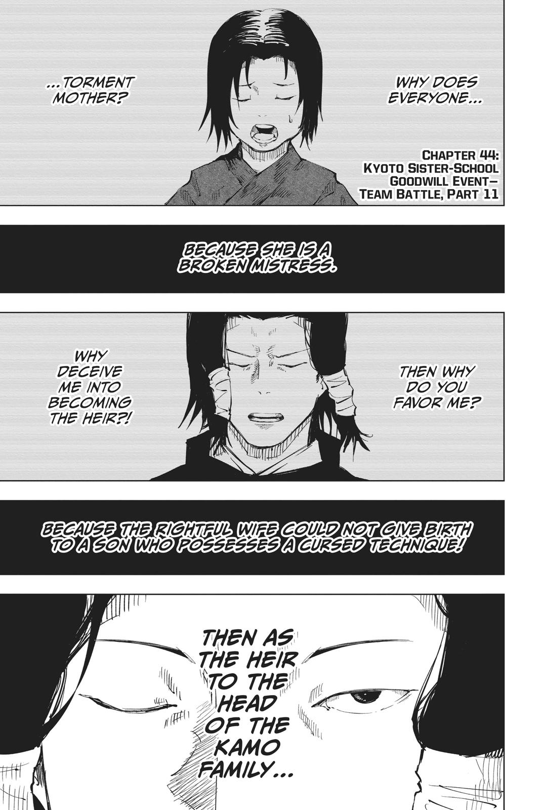 Jujutsu Kaisen Chapter 44