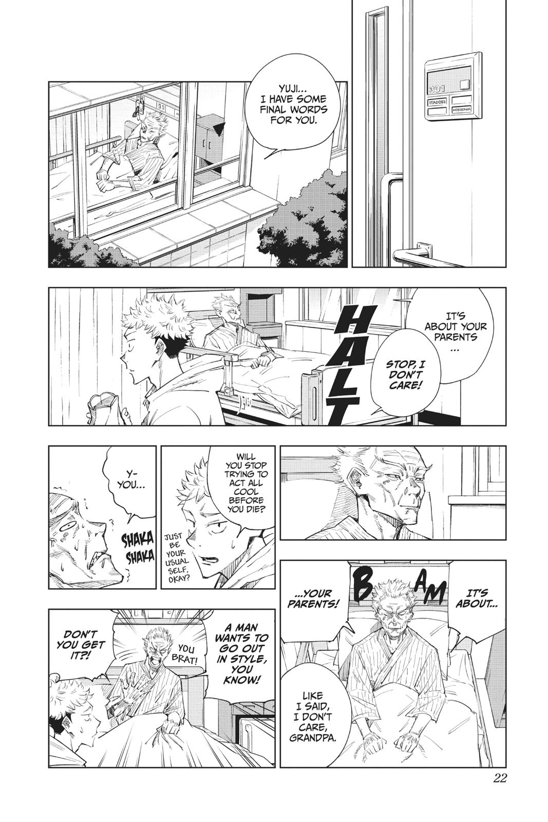 Jujutsu Kaisen, Chapter 1