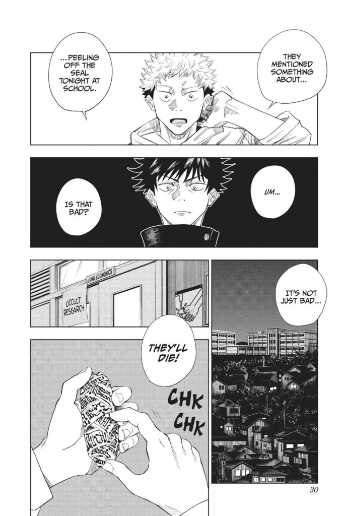 Jujutsu Kaisen, Chapter 1