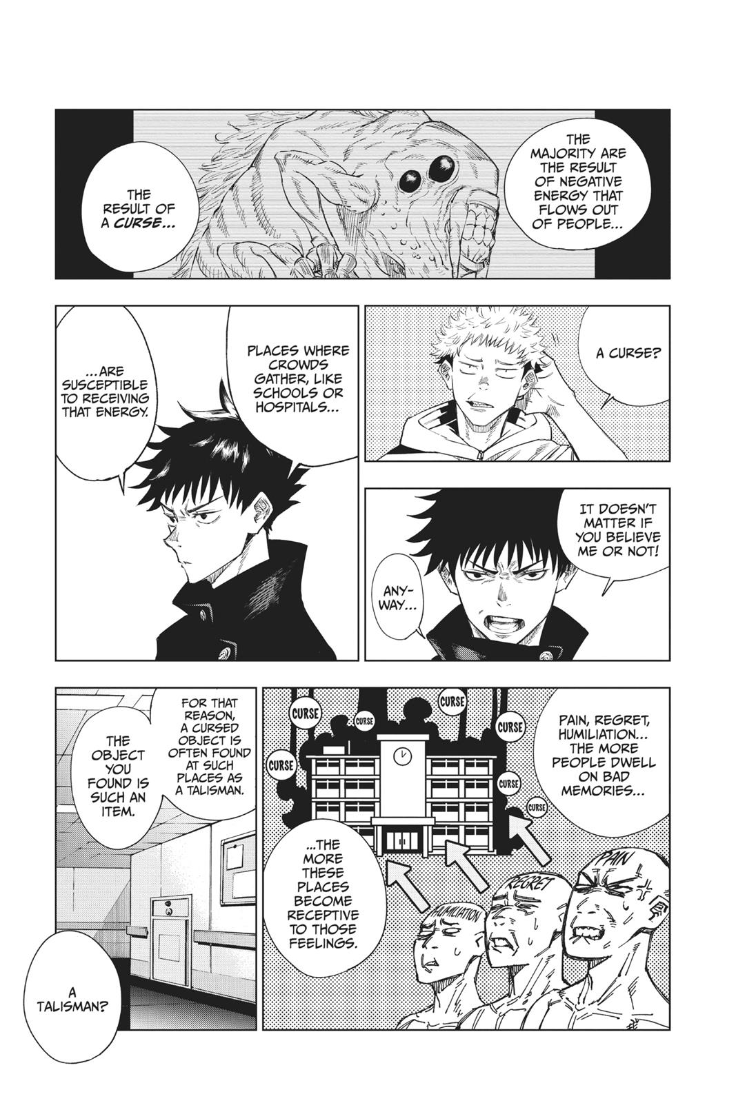 Jujutsu Kaisen, Chapter 1
