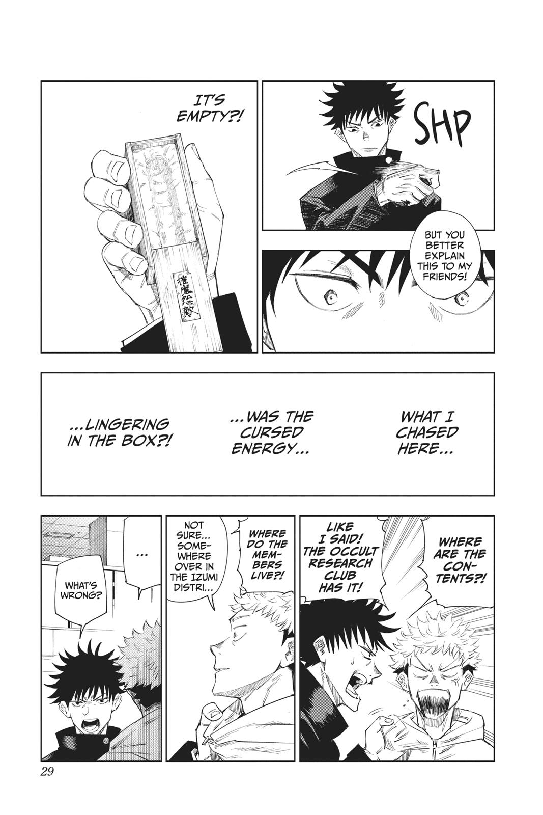 Jujutsu Kaisen, Chapter 1
