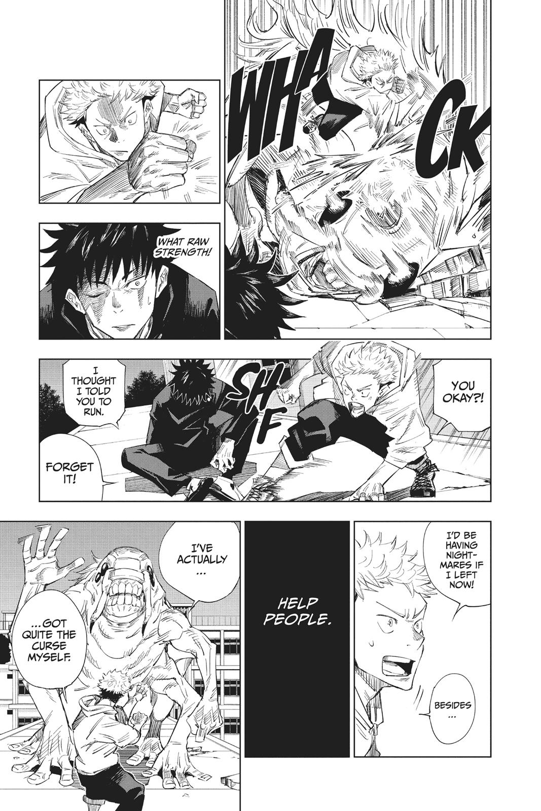 Jujutsu Kaisen, Chapter 1