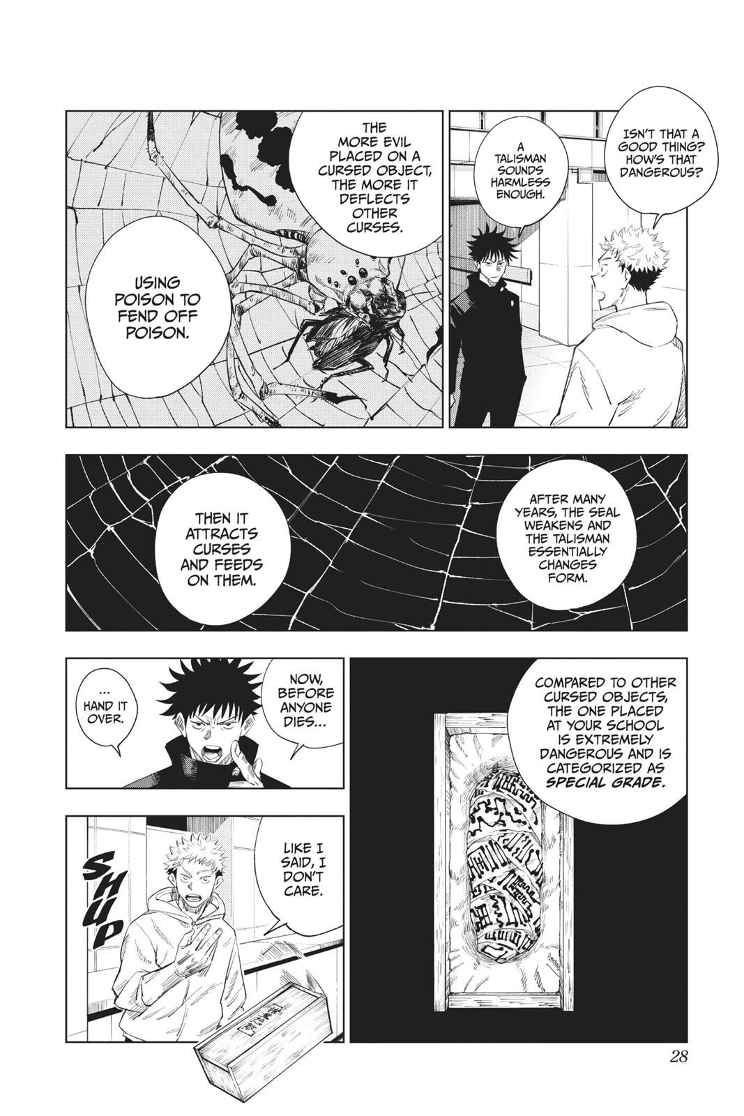 Jujutsu Kaisen, Chapter 1