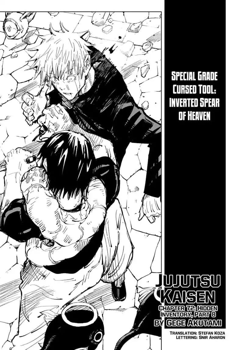 Jujutsu Kaisen Chapter 72