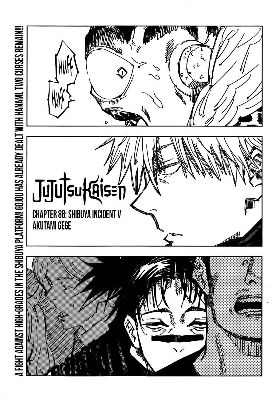 Jujutsu Kaisen Chapter 88