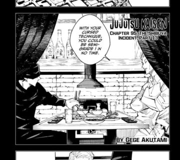 Jujutsu Kaisen Chapter 95