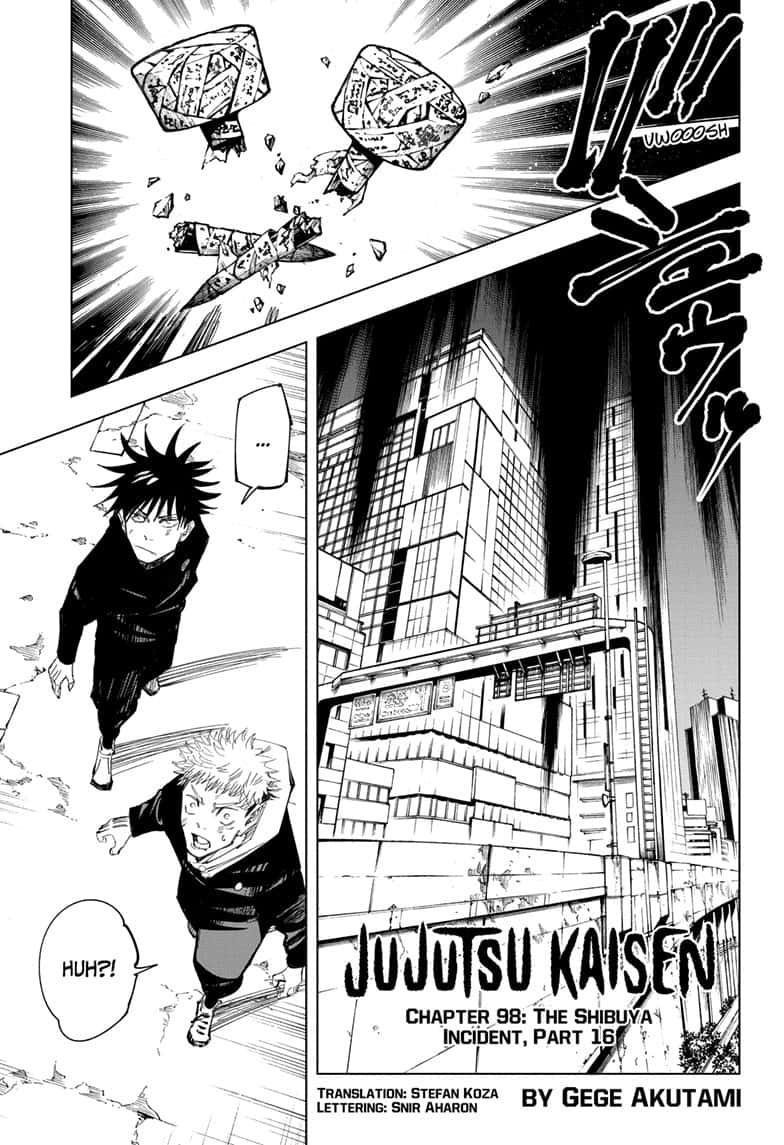 Jujutsu Kaisen Chapter 98