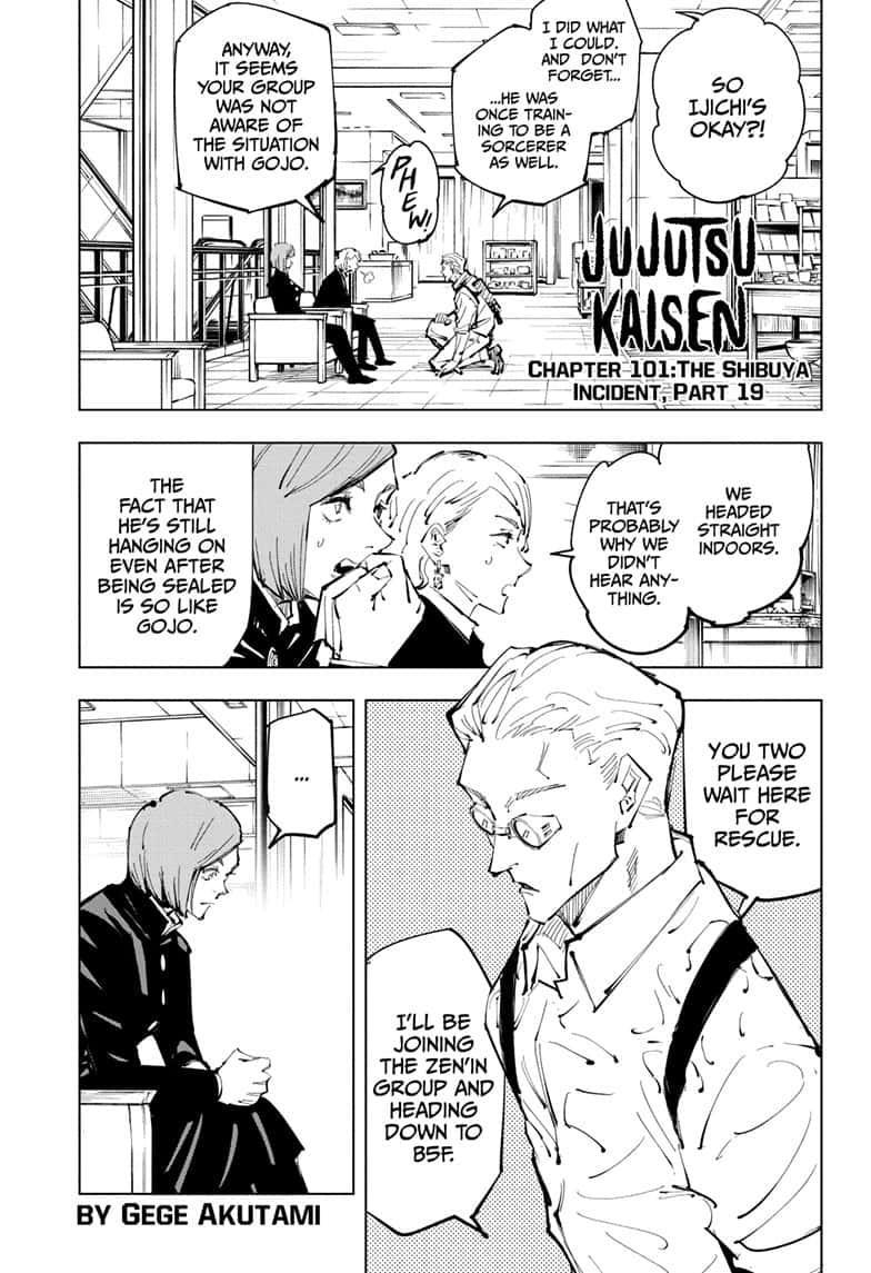 Jujutsu Kaisen Chapter 101