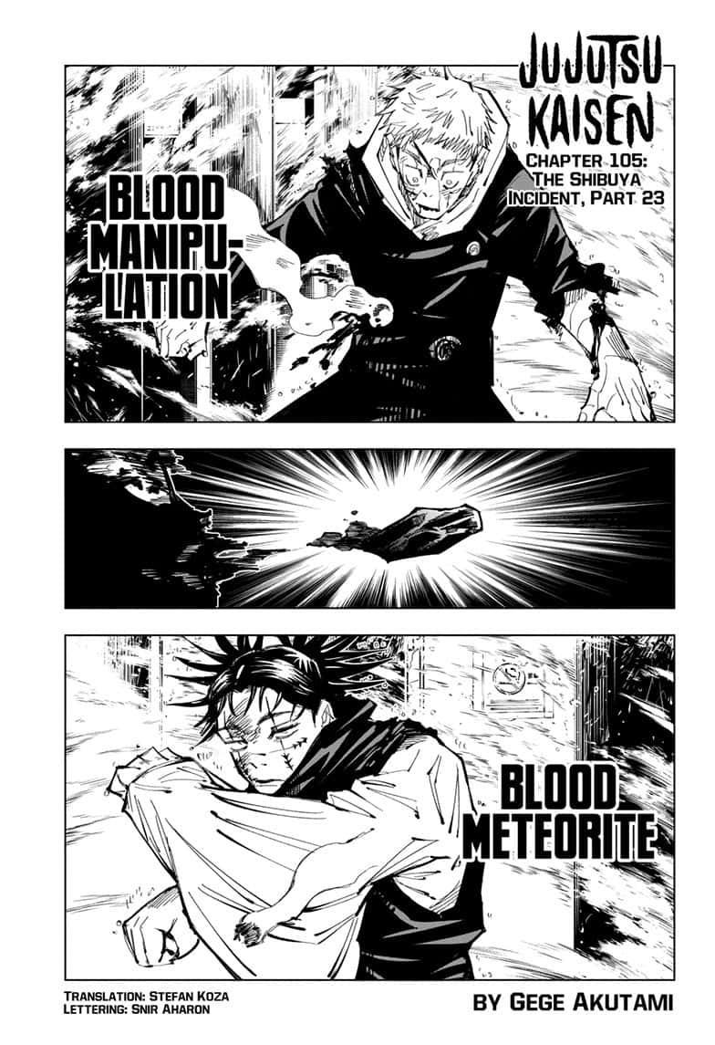 Jujutsu Kaisen Chapter 105