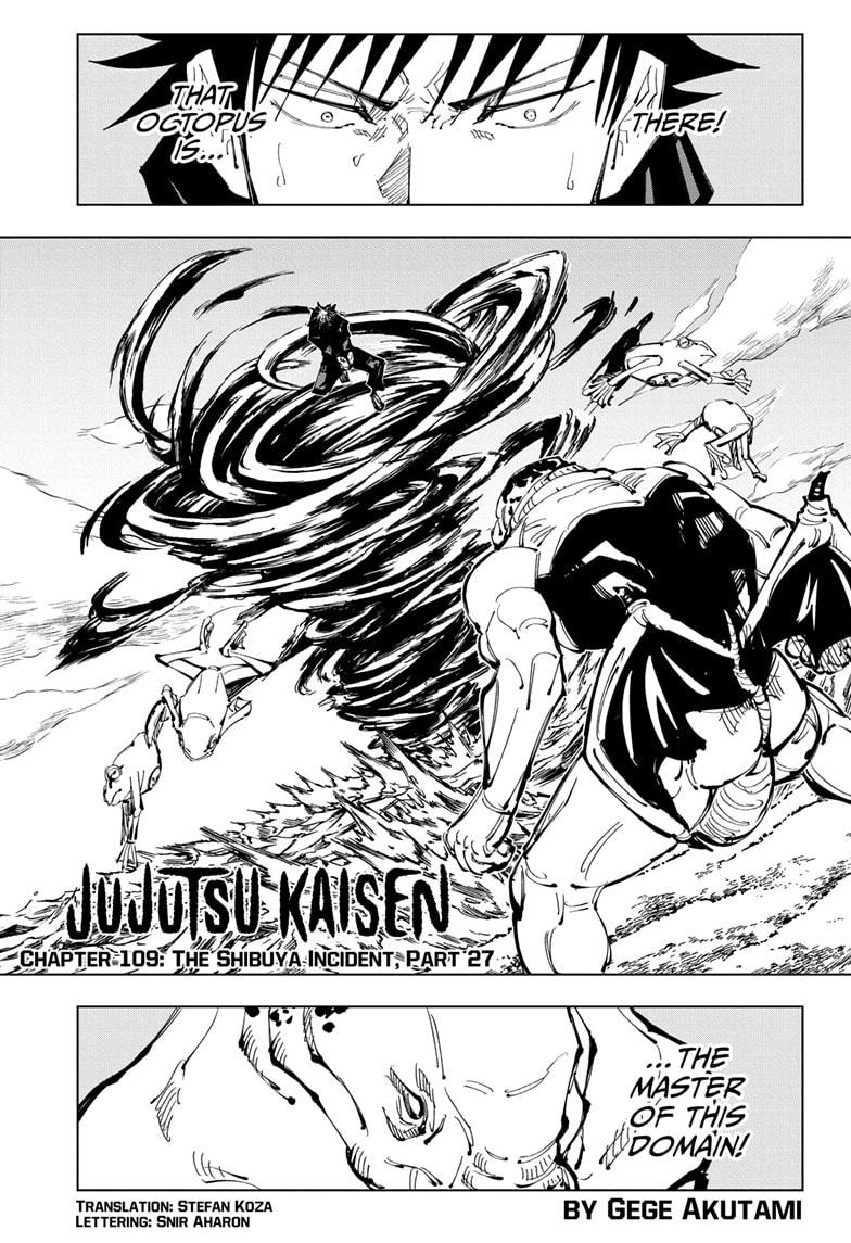Jujutsu Kaisen Chapter 109