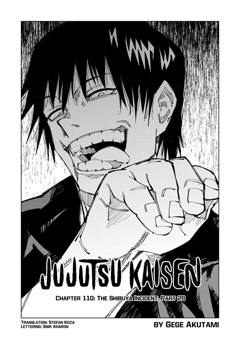 Jujutsu Kaisen Chapter 110