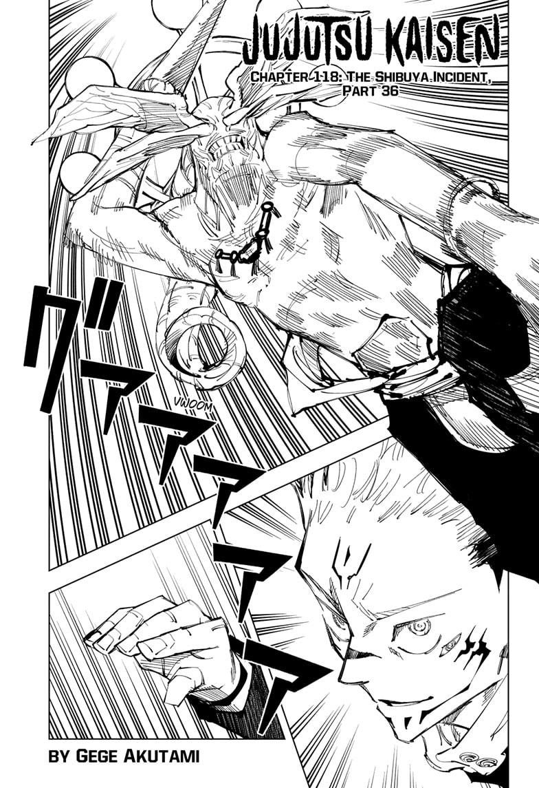 Jujutsu Kaisen Chapter 118