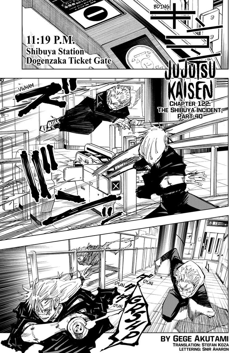 Jujutsu Kaisen Chapter 122