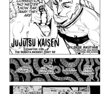 Jujutsu Kaisen Chapter 135