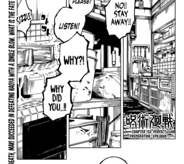 Jujutsu Kaisen Chapter 152