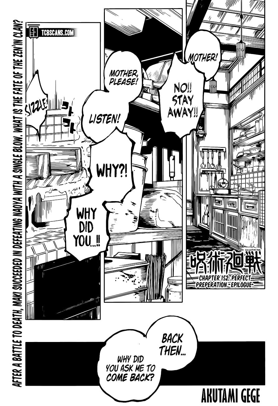 Jujutsu Kaisen Chapter 152