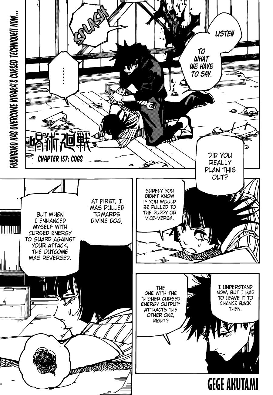 Jujutsu Kaisen Chapter 157