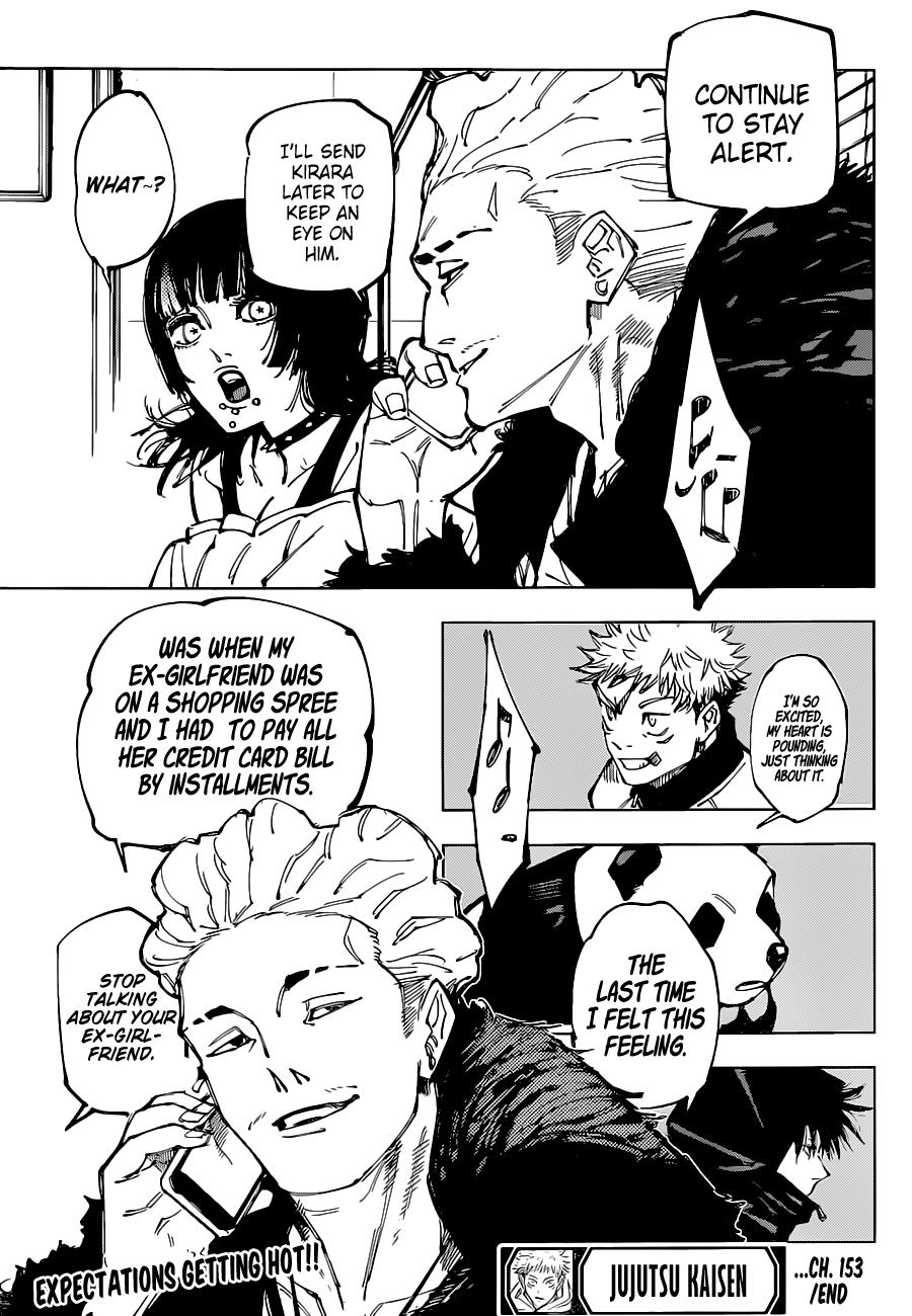 Jujutsu Kaisen Chapter 153 