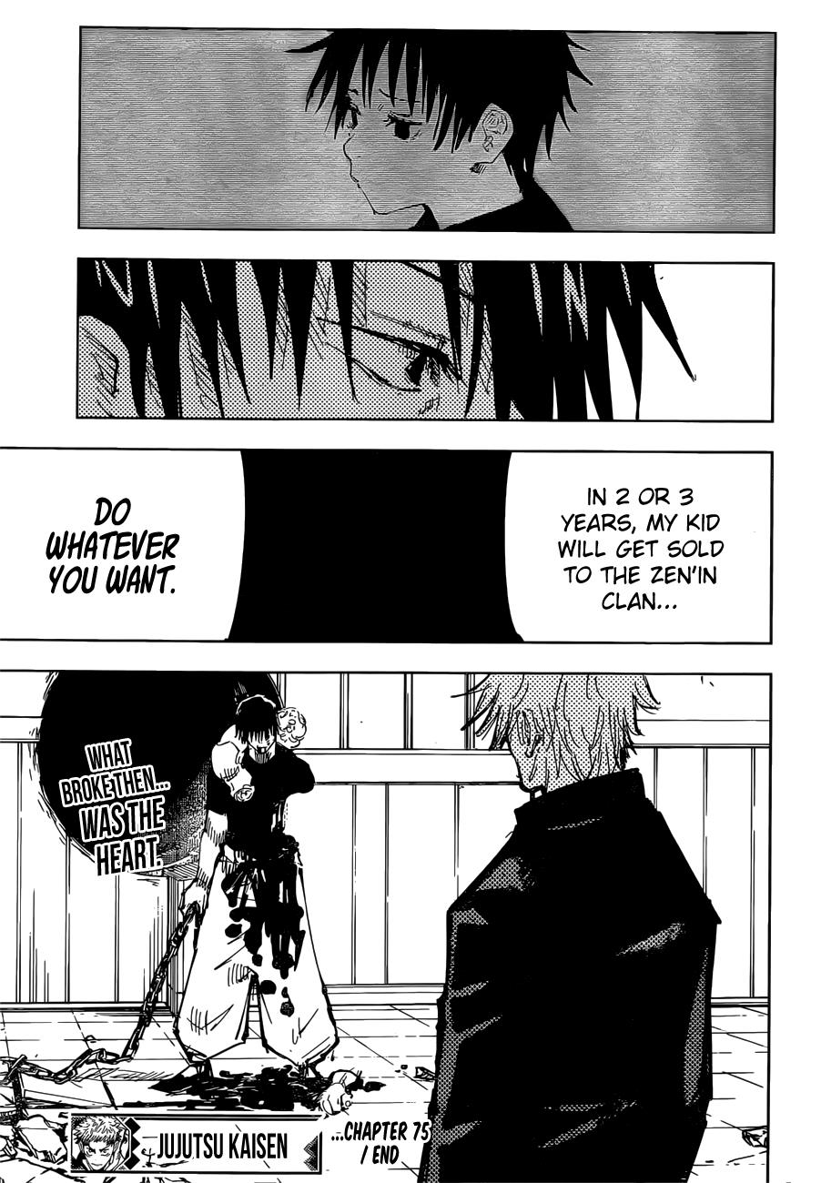 Jujutsu Kaisen Chapter 75