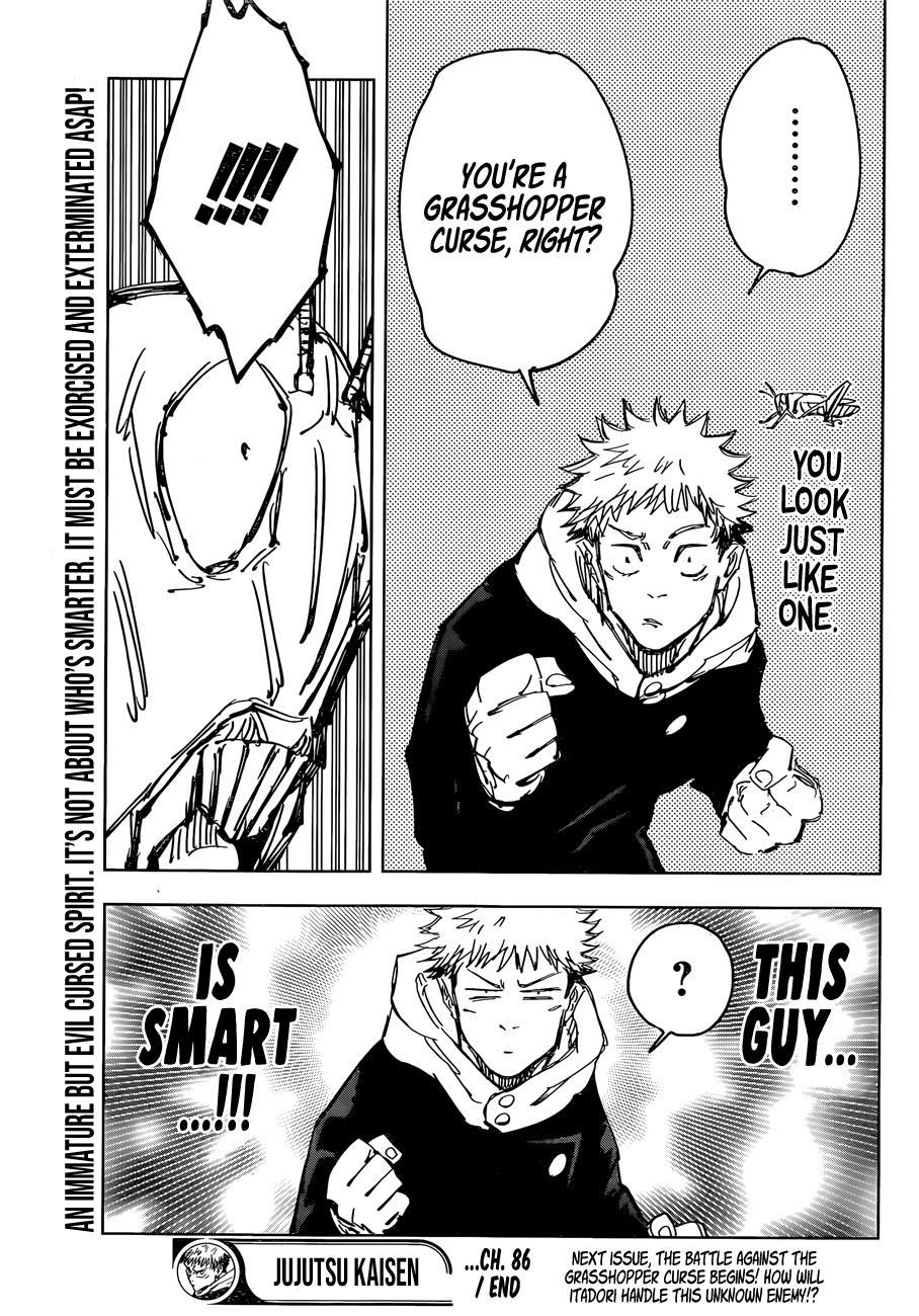 Jujutsu Kaisen Chapter 86