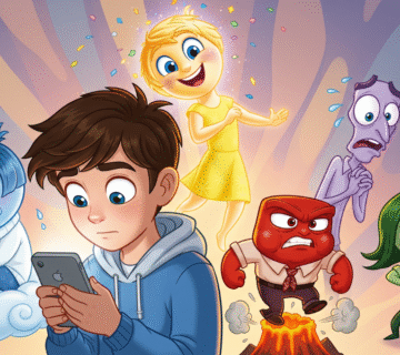 Inside Out 2 Who Is Glued to Phone
