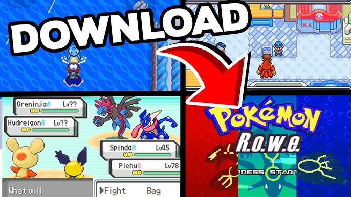 Pokémon GBA ROM hacks download 