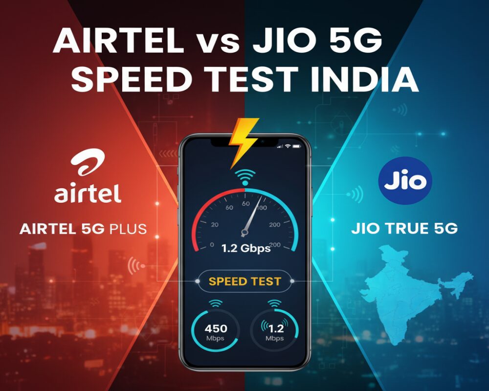 Airtel vs Jio 5G Speed Test