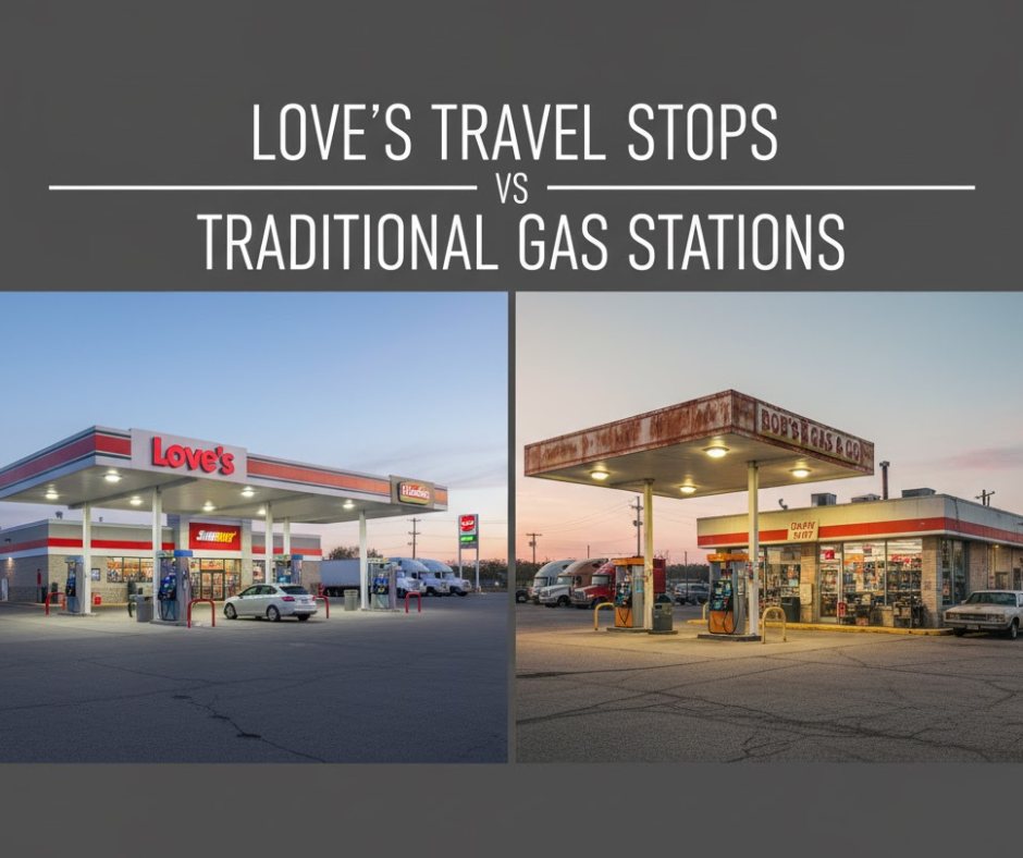 Love’s Travel Stops vs Traditional Gas Stations