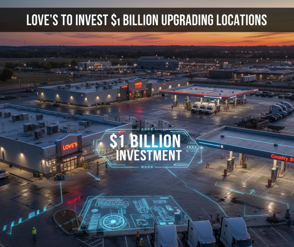 Love’s to Invest $1 Billion Upgrading Locations