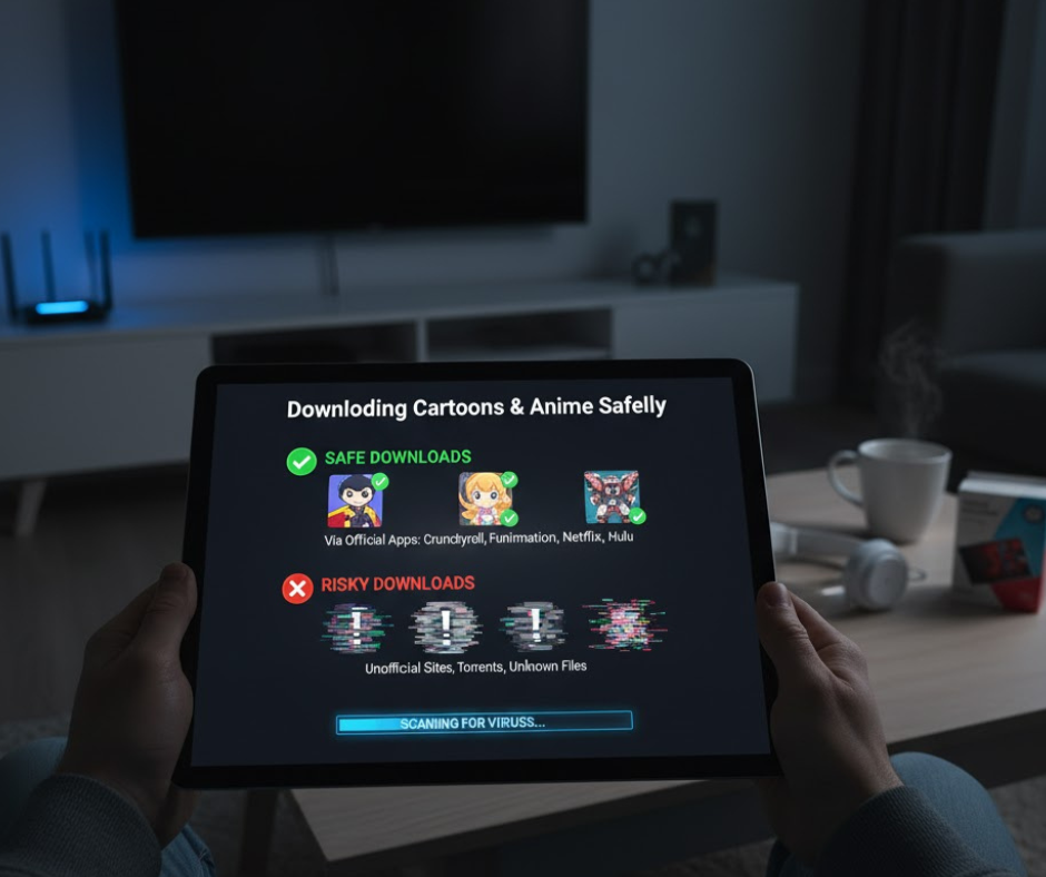Downloading Cartoons and Anime Safely