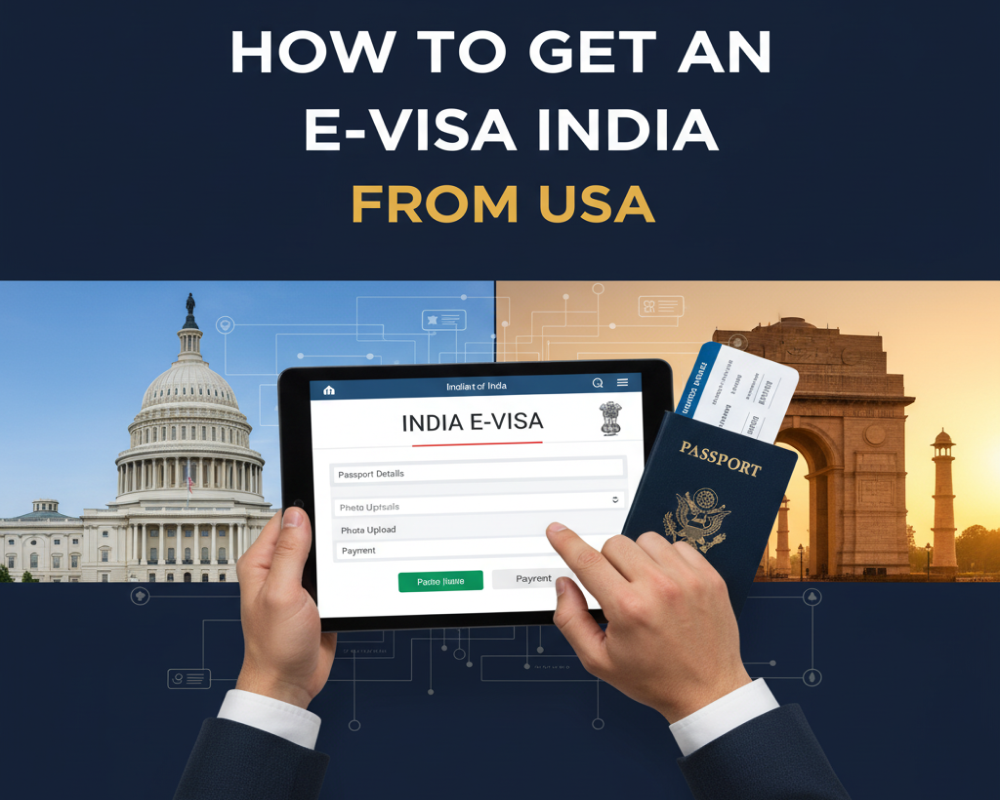 E-Visa for India from USA