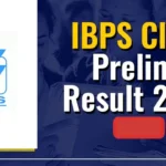 IBPS Clerk Prelims Result 2025