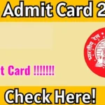 RRB Admit Card Download