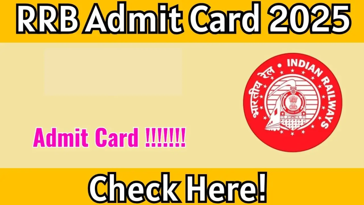 RRB Admit Card Download