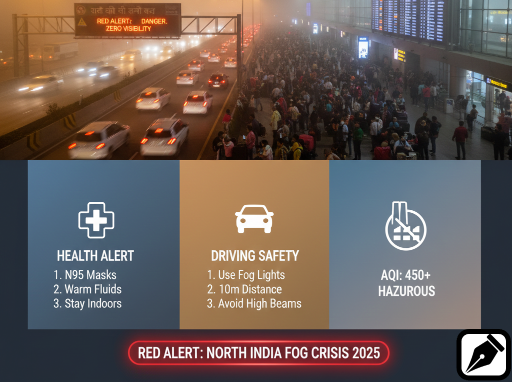North India Fog Crisis 2025