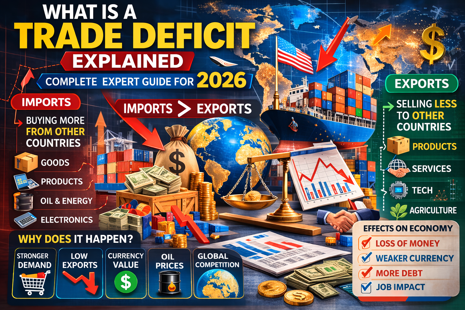 What Is A Trade Deficit Explained
