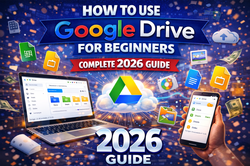 How To Use Google Drive For Beginners: Complete 2026 Guide