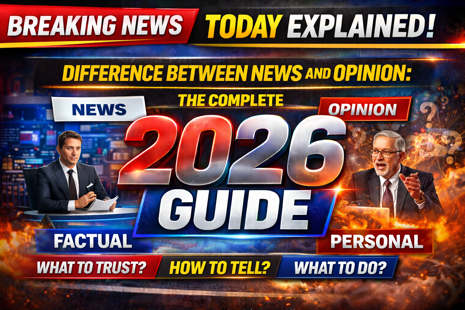 Difference Between News And Opinion