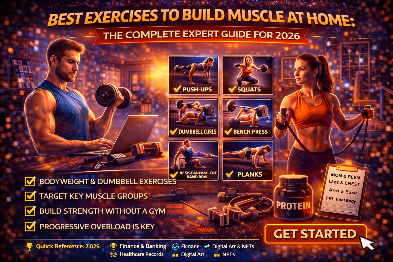 Best Exercises To Build Muscle At Home: The Complete Expert Guide for 2026