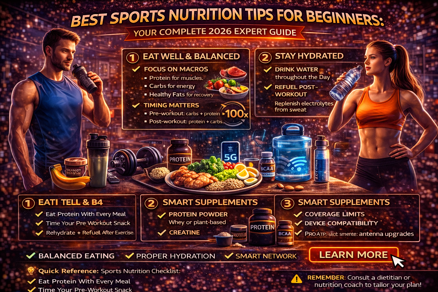 Best Sports Nutrition Tips For Beginners: The Complete Expert Guide for 2026
