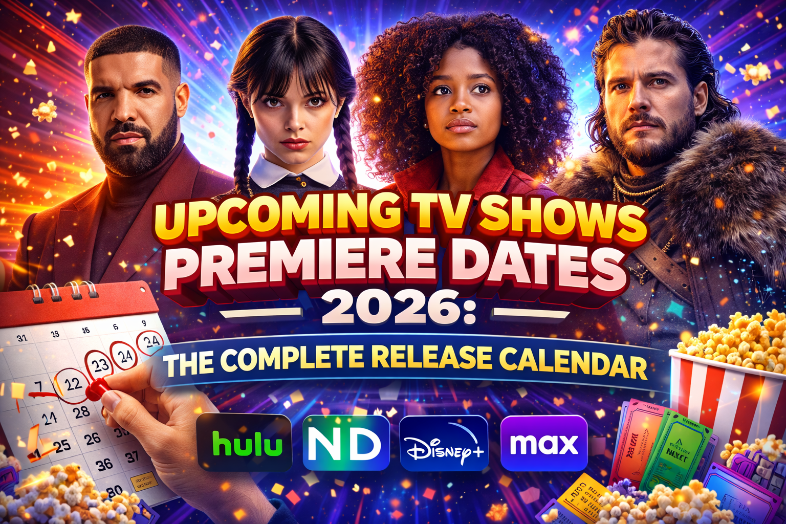 Upcoming TV Shows Premiere Dates 2026
