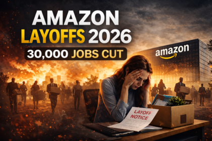 Amazon layoffs 2026 as the company plans to cut 30,000 corporate jobs amid major restructuring under CEO Andy Jassy
