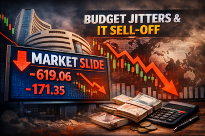 Indian stock market today falls amid budget jitters