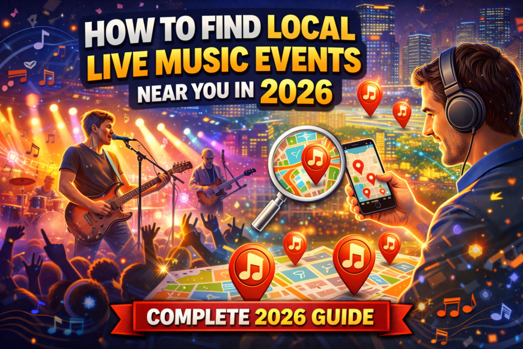 Local List. Music How to Find Local Live Music Events Near You in 2026