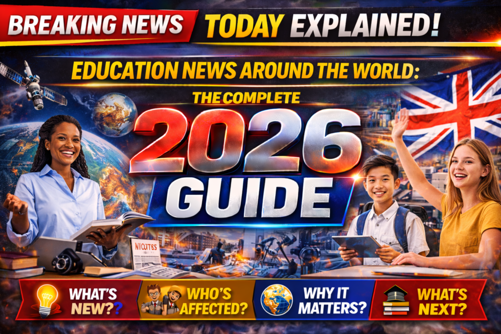 Education News Around the World 2026 | Key Trends